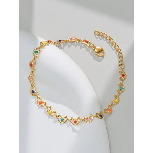 Dripping Love Bracelet: Passion Packed Accessory - Bracelet