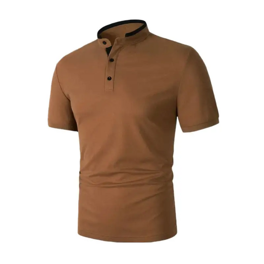 Stand Out In Our Solid Color Polo Shirt! - Shirts