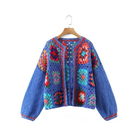 Color Block Crochet Cardi: Summer Must-have! - Cardigans
