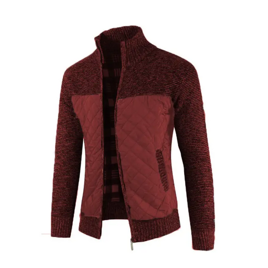 Elevate Your Style With Bold Solid Color Stitching Sweater! - Coats & Jackets