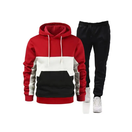Colorful Men’s Loose Fit Hoodie: Winter Fashion Must-have - Pants Sets