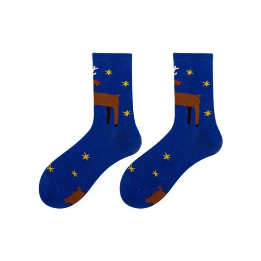 Cheerful Holiday Mid-calf Socks! - Socks