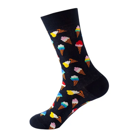 Playful Polka Dot Mid Calf Socks - Trendy Fashion Find!