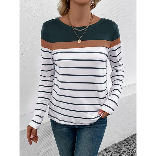 Bold And Bright Striped Sweater - Stand Out In Style! - Knit Tops