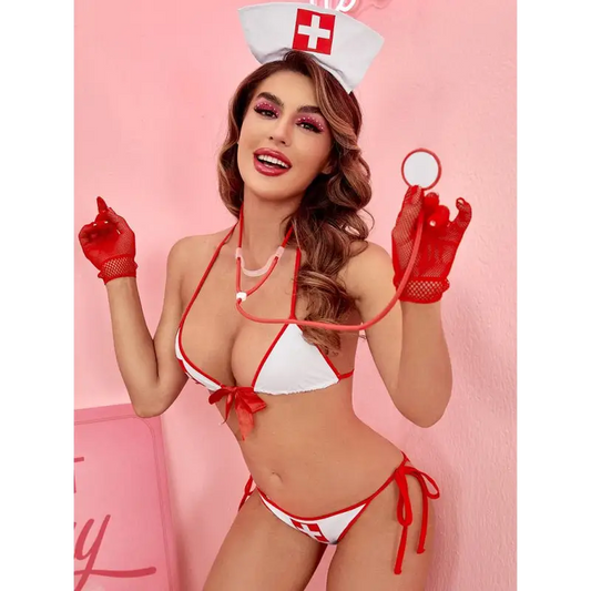 Ultimate Three-point Sexy Nurse Dress - Cosplay Sensation! - Costume