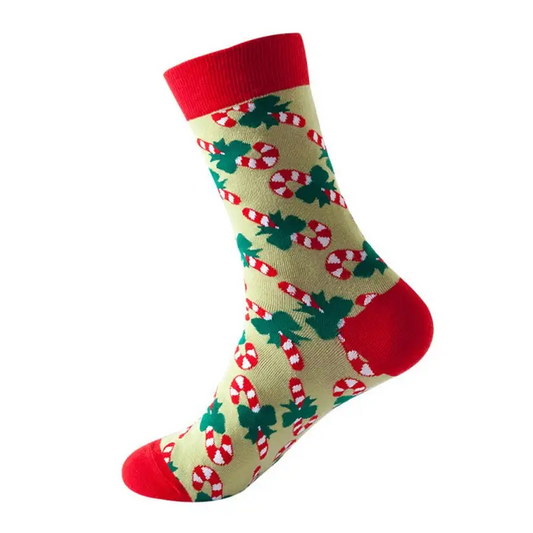 Festive V-neck Dress & Mid Calf Socks - Get Yours Now!