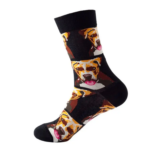 Rock Your Outfit With Animal Dog Mid-calf Socks! - Socks