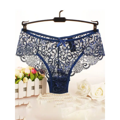 Floral Lace Border Briefs - Ultimate Comfort! - Panties