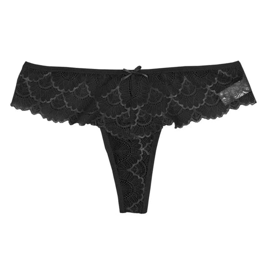 Lavish Lace Thongs: Stylish Comfort! - Panties