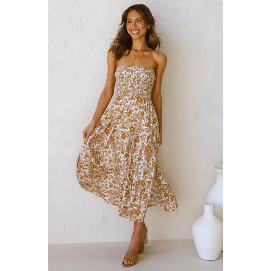 ’’bandeau Boho Maxi: Elevate Your Style!’’ - Everyday Dresses