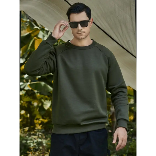 Four Seasons Raglan Sleeve Sweatshirt: Men’s Cozy Must-have! - Hoodies & Sweatshirts