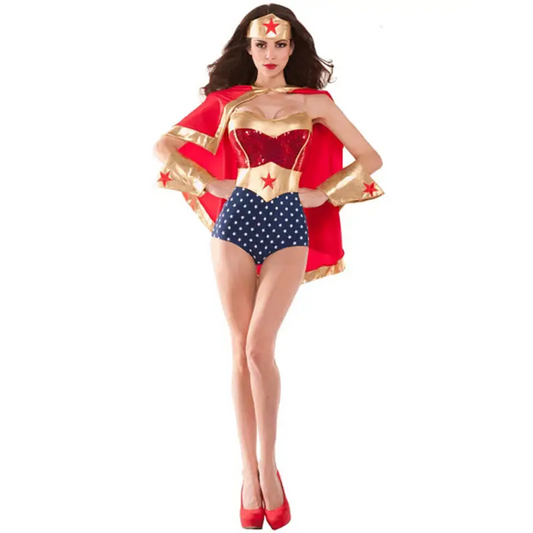 ’’unleash Your Superhero Style With Our Halloween Cape Dress!’’ - Cosplay Costumes