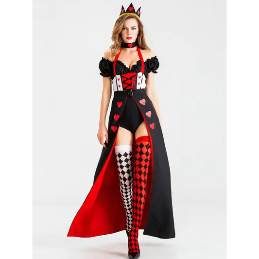Hearts Queen Halloween Cosplay Set: Dress To Impress! - Costumes