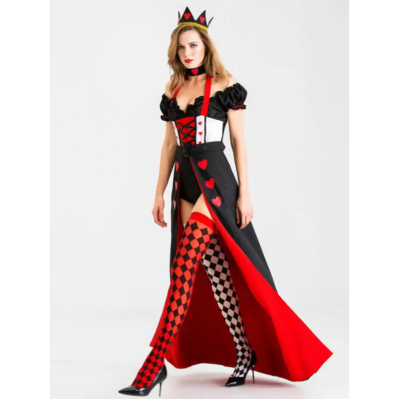 Hearts Queen Halloween Cosplay Set: Rule The Night! - Costumes