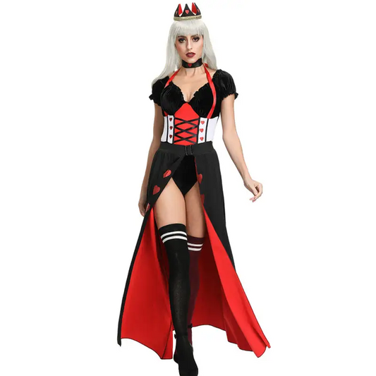 Medieval Princess Ball Heart Queen Dress - Winter Fashion - Cosplay Costumes