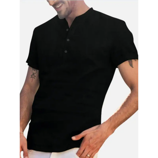 Summer Standout: Linen Collar Shirt! - T-shirts