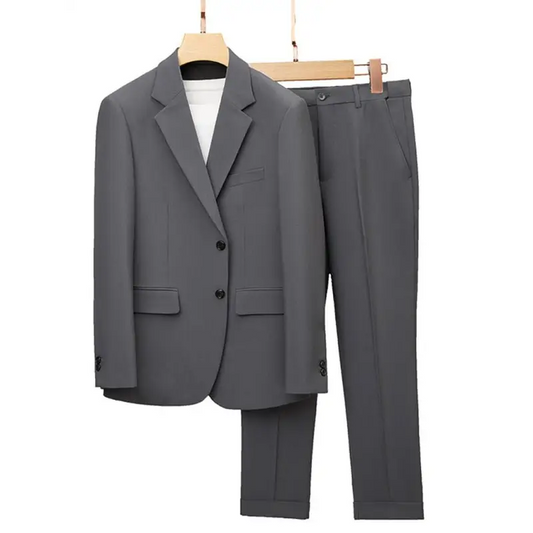Sharp Navy Blue Slim Fit Business Suit: Classy & Comfy - Suits