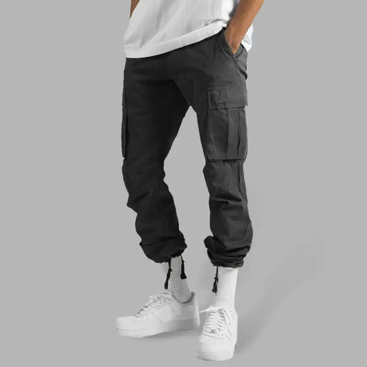 Luxe Cargo Pocket Pants: Stylish & Solid! - Pants