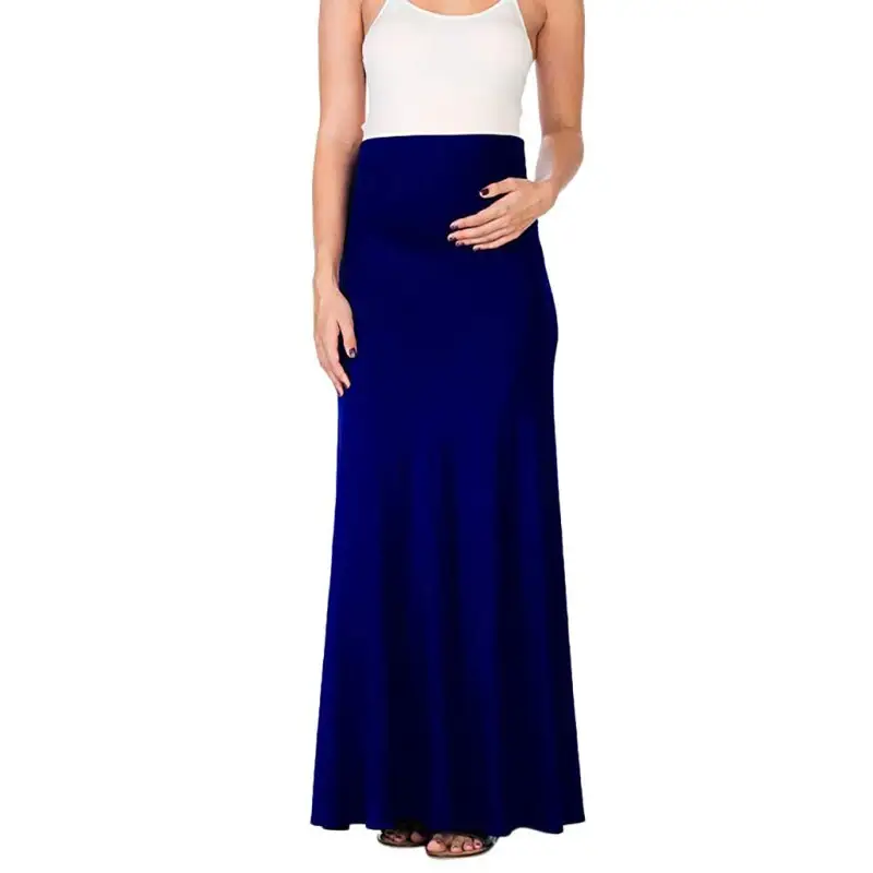 Versatile Support Half-length Maternity Dress - Solid Color! - Bottoms