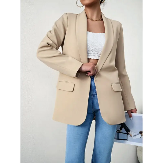 Chic Lapel Blazer Suit - Elevate Your Spring Style! - Blazers