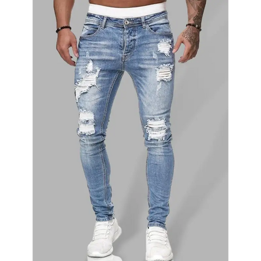 Ultimate Slim Ripped Jeans: Men’s Fashion Must-have! - Jeans