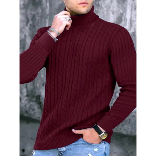 Get Ready For Summer In Our Stylish Turtleneck Sweater! - Sweaters