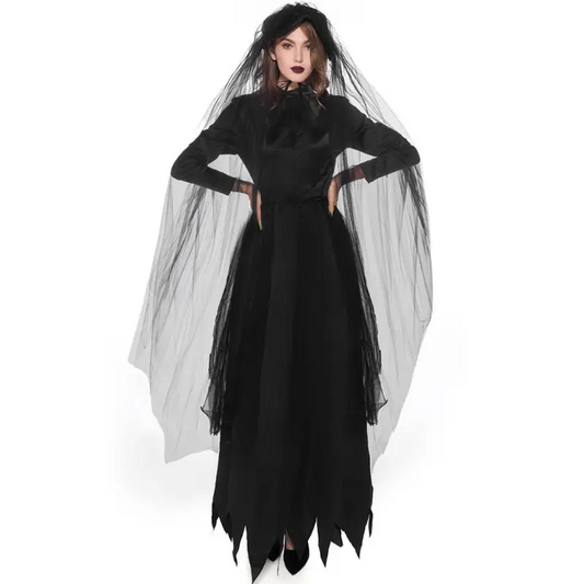 Vampire Bride Grim Dress: Unleash Your Spooky Style! - Cosplay Costumes