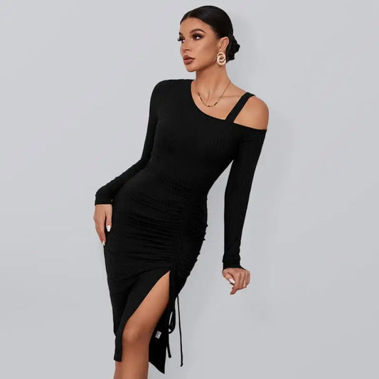 Sparkle In Our Hip Long Sleeve Beauty Dress - Work Dresses