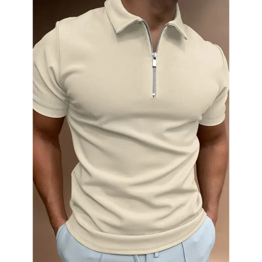 Solid Style: Casual Fit Polo Shirt - Shirts