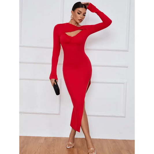 Curve Embracing Long Dress: Slim & Sexy Style! - Prom Dresses